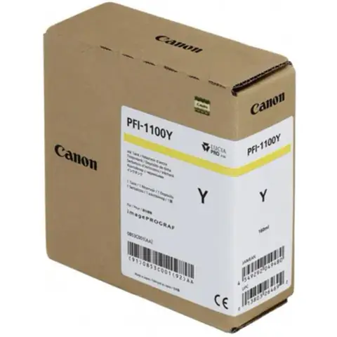 Tusz  Canon  PFI-1100Y Yellow do drukarek (Oryginalny) [160ml]